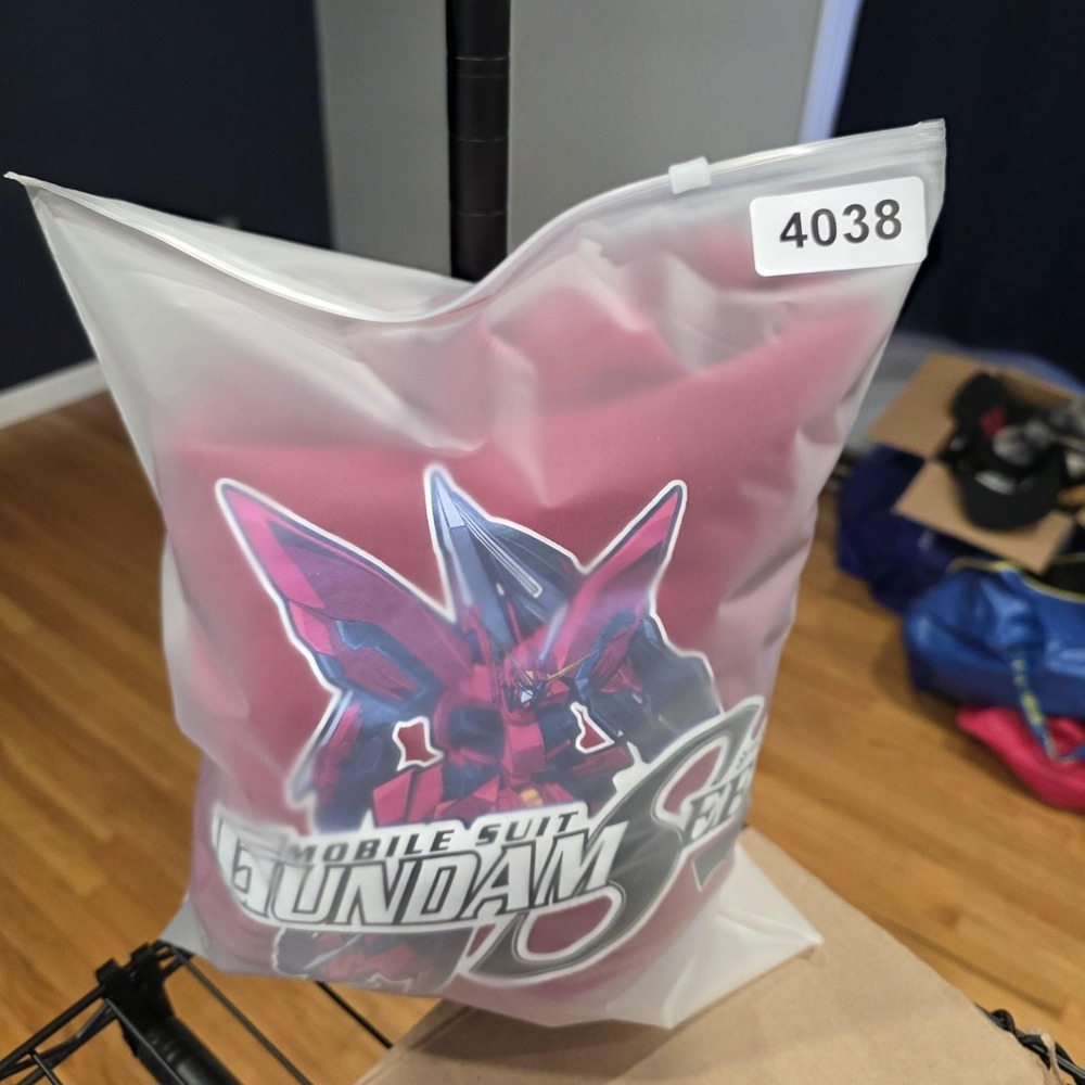 Levi Strauss Hoodie Mens Medium Red Mobile Suit Gundam Seed Anime Sweatshirt - Picture 15 of 15